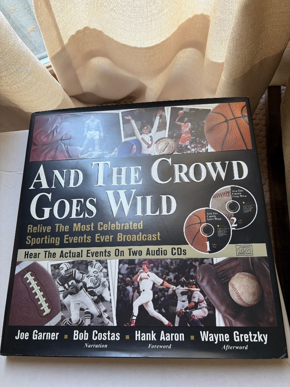 Hardback Book & CD Set “And the crowd goes wild”